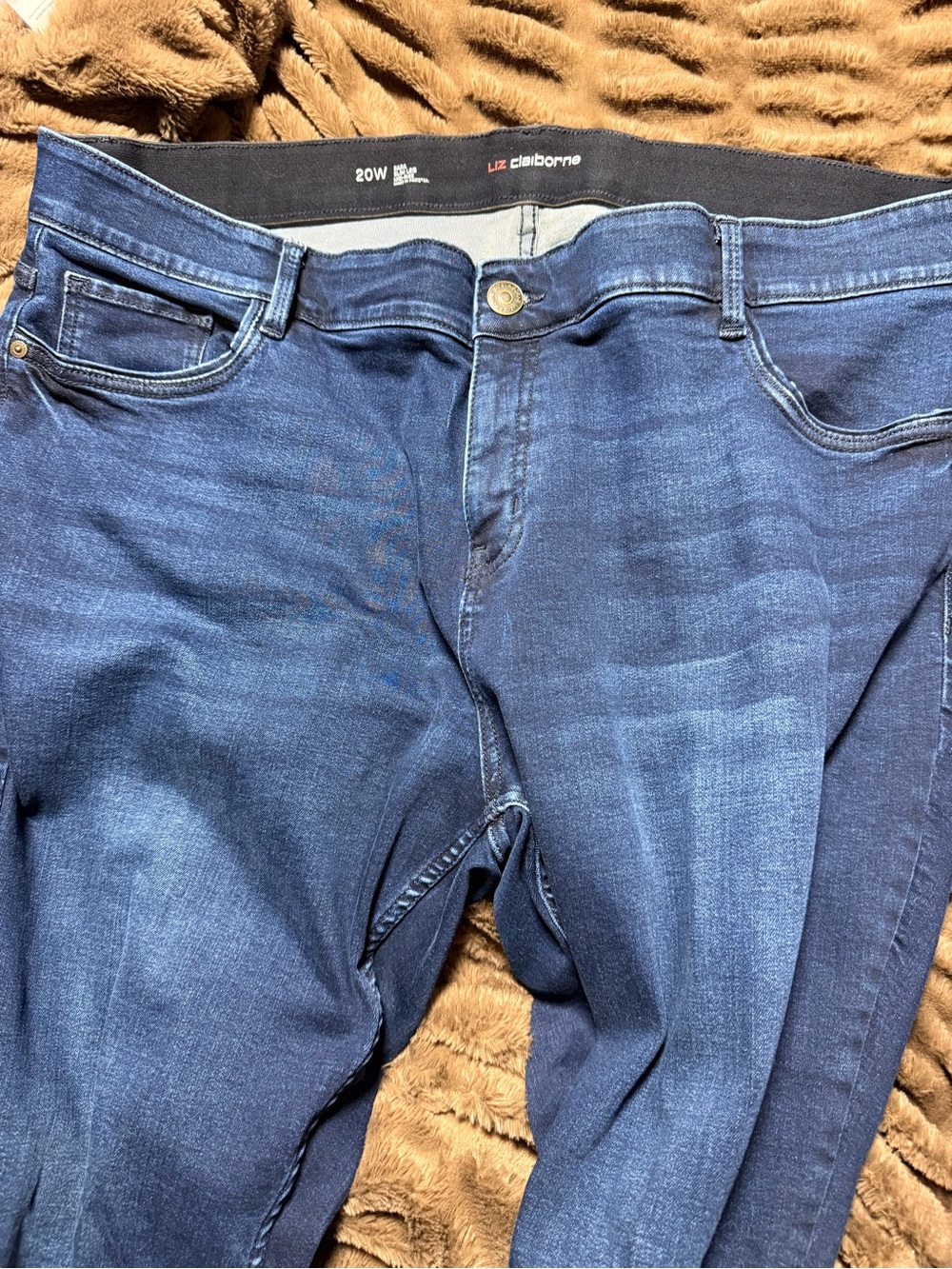 Liz Claiborne Blue straight leg jeans